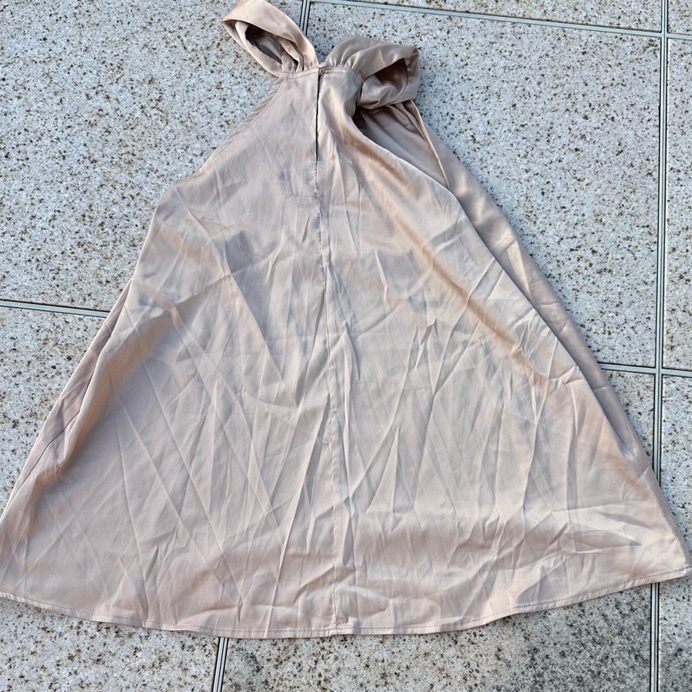 Chic Beige Women's Blouse - Picture 3 of 6